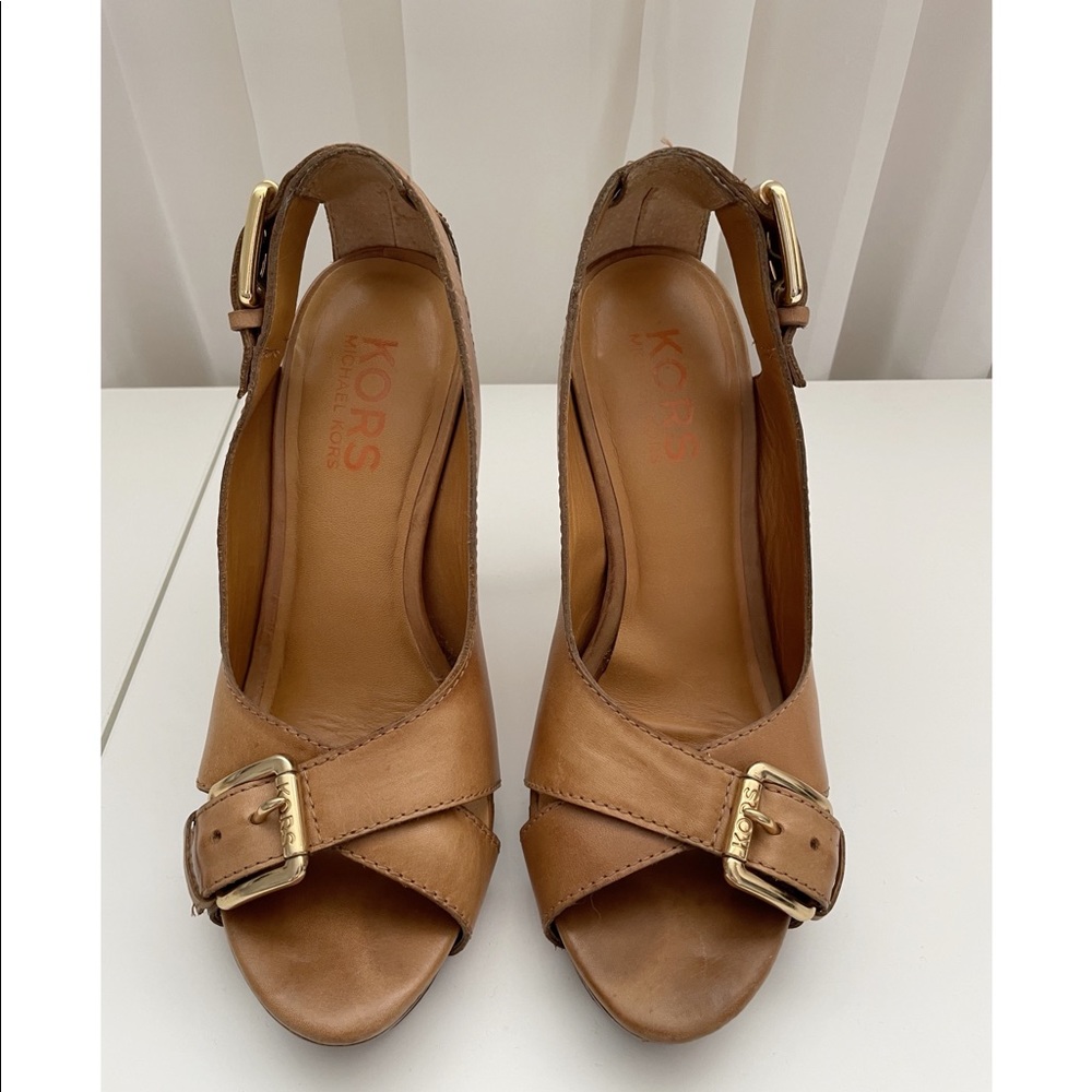 KORS by Michael Kors Leather Heel with hidden platform